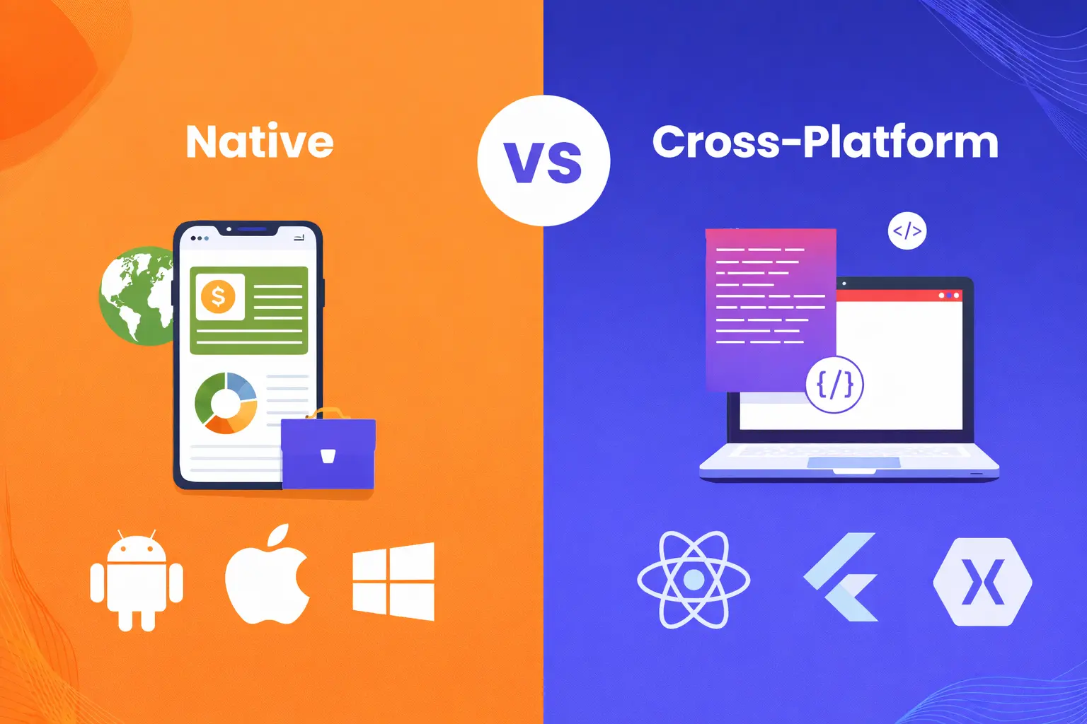 Comparison of native, cross-platform, and web apps