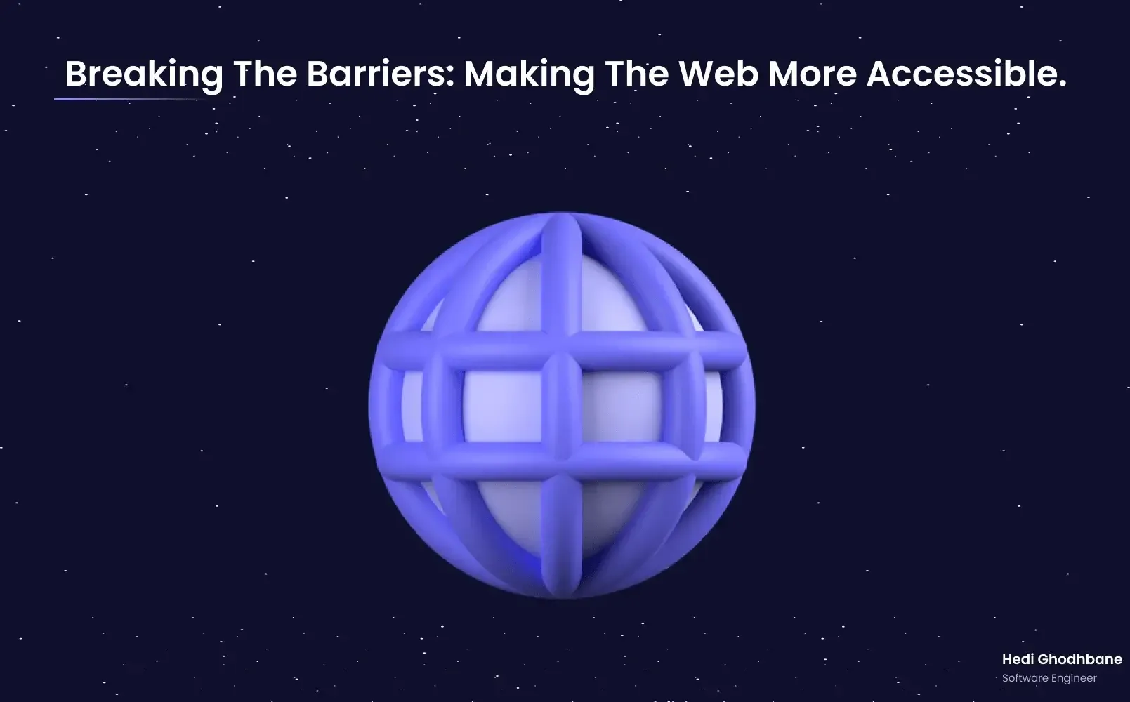 Breaking the barriers: Making the web more accessible