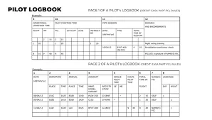 UK pilot and aviation record-keeping — How to Fill In a Flight Logbook Correctly.