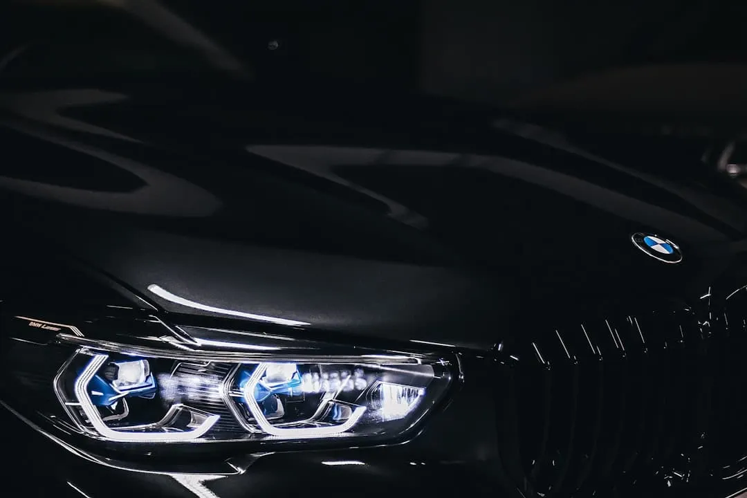 A UK BMW — verifying BMW service history requires checking the BMW Online Service History (CBS) record alongside the paper service book.