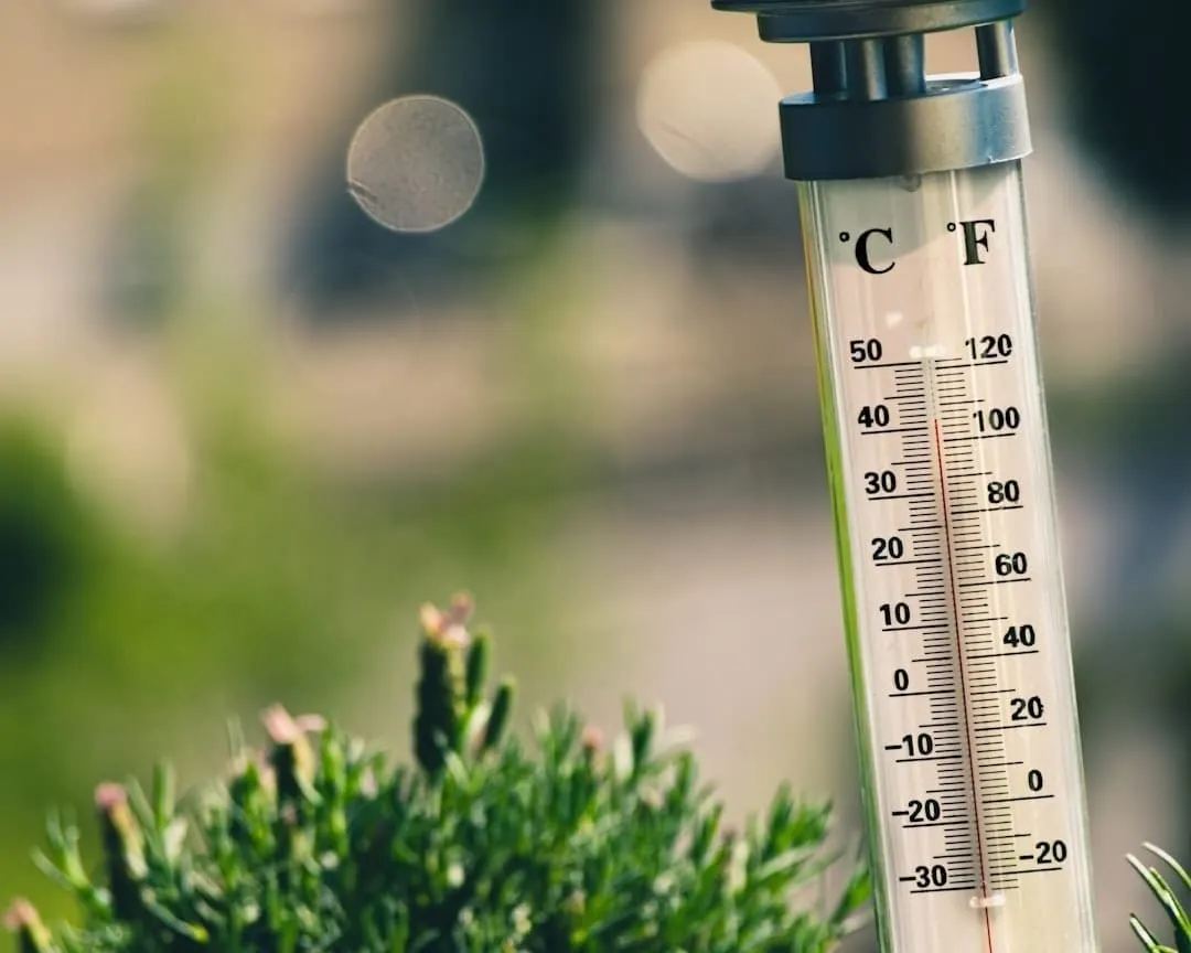 A UK water temperature check — legionella monitoring logs record hot and cold temperatures at sentinel outlets.