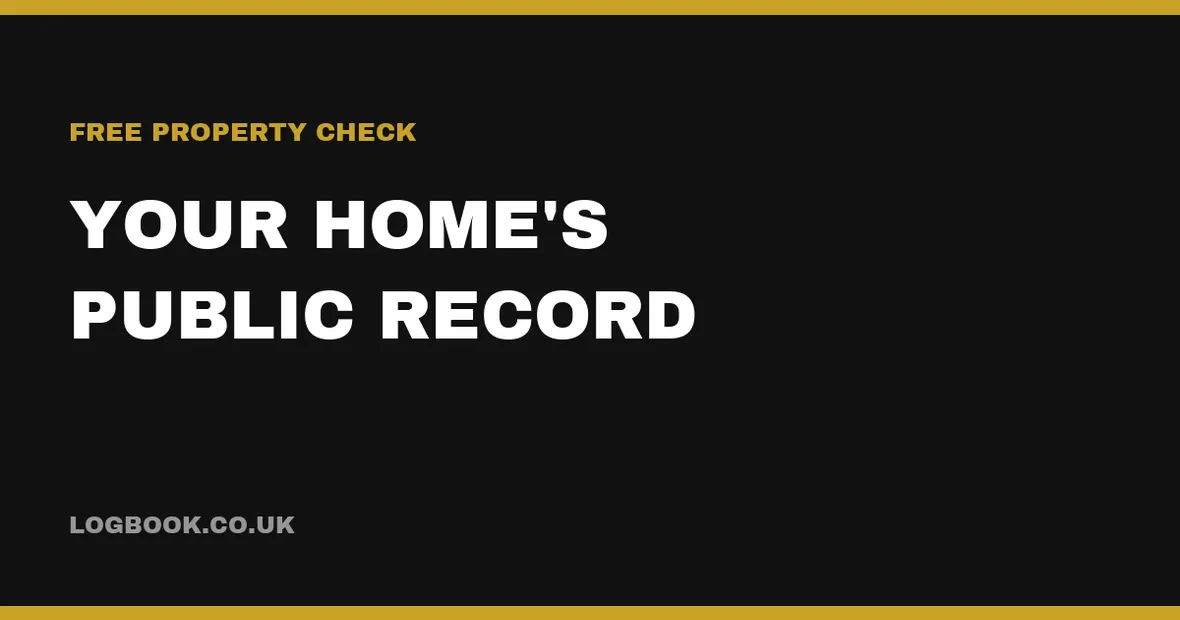 Your home's public record checker