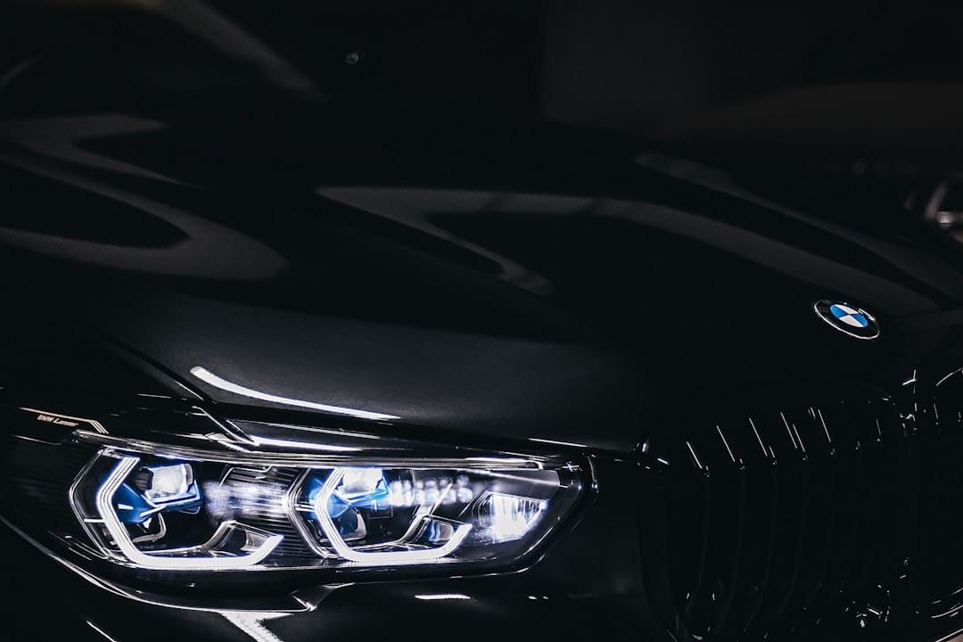 A UK BMW — verifying BMW service history requires checking the BMW Online Service History (CBS) record alongside the paper service book.