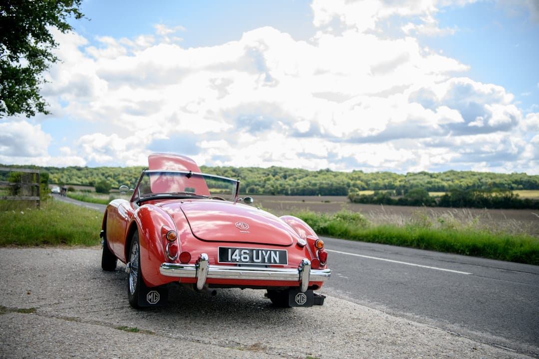 A UK classic car under restoration — DVLA's 2025 rule changes let restored and modified vehicles keep their original registration and VIN.