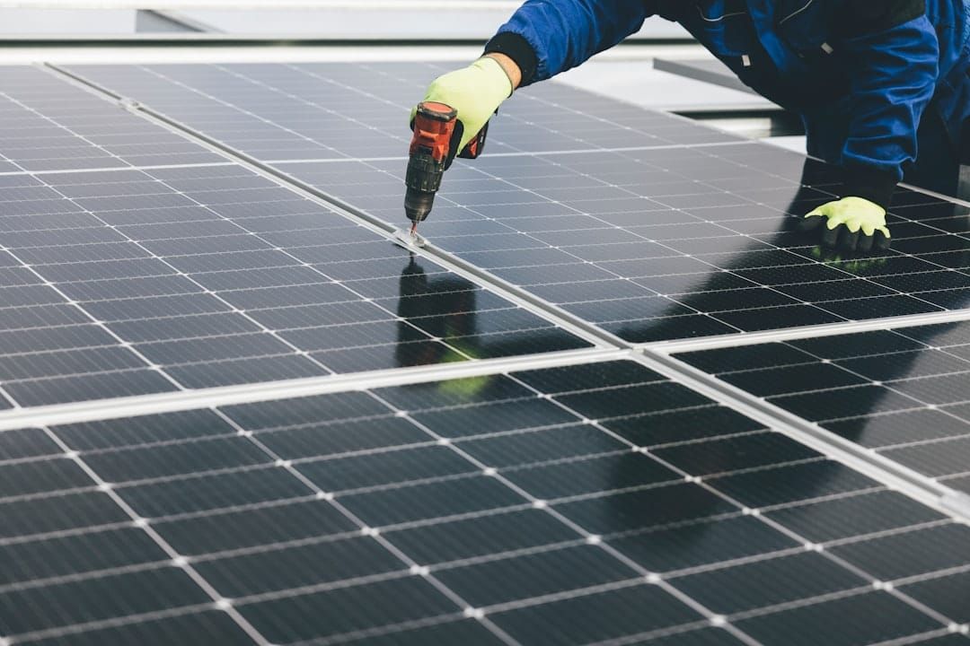 A UK home solar installation — certification covers MCS, DNO notification, Building Regs, and manufacturer warranty.