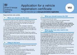UK vehicle logbook and documentation — What Is a V62 Form? How to Apply for a Replacement Logbook.