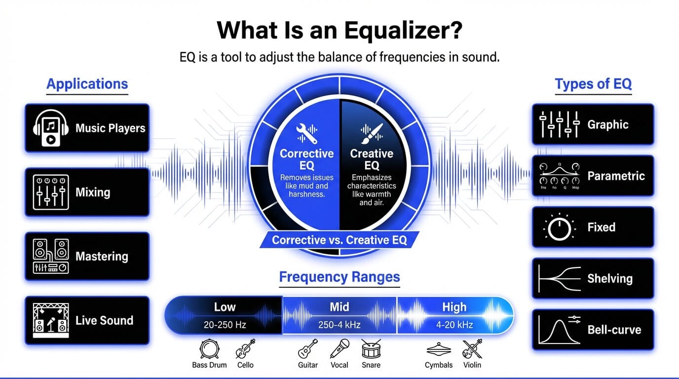 What is an equalizer? Applications and Types
