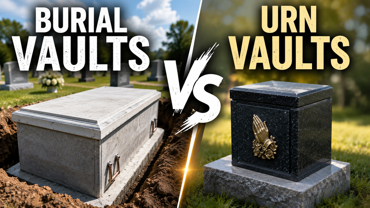 Burial Vaults vs Urn Vaults: A Complete Guide to Choosing the Right Protection for Your Loved One