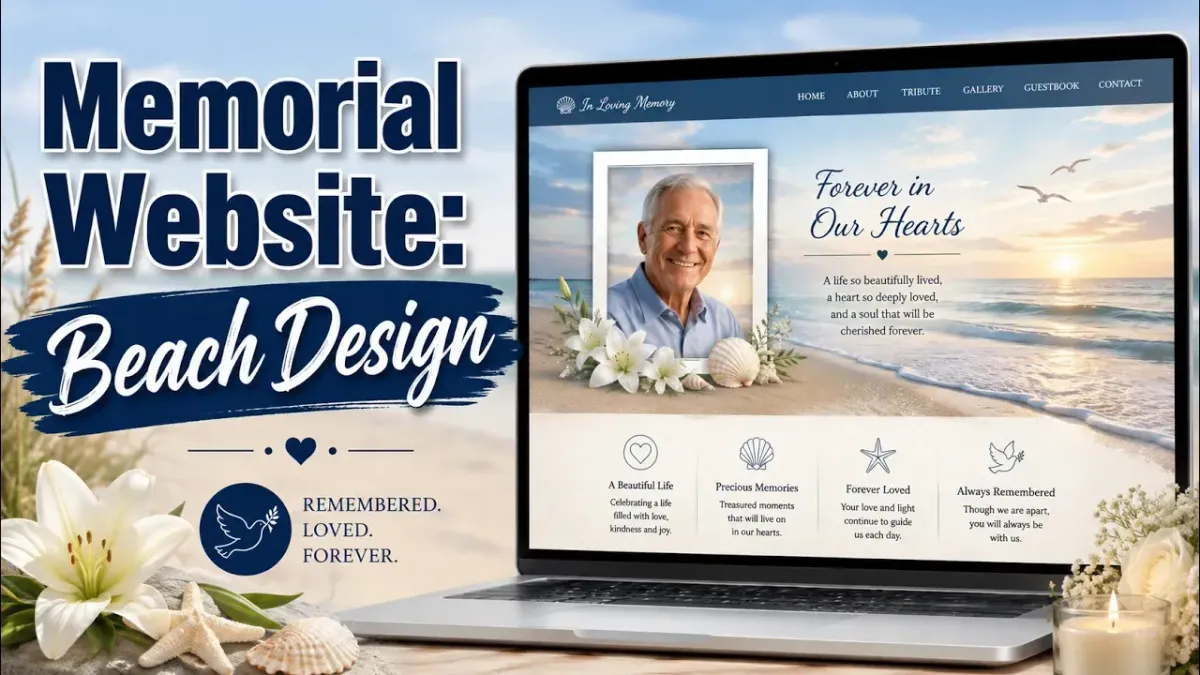 Memorial Website Beach Design: A Complete Guide to Creating a Serene Tribute Online