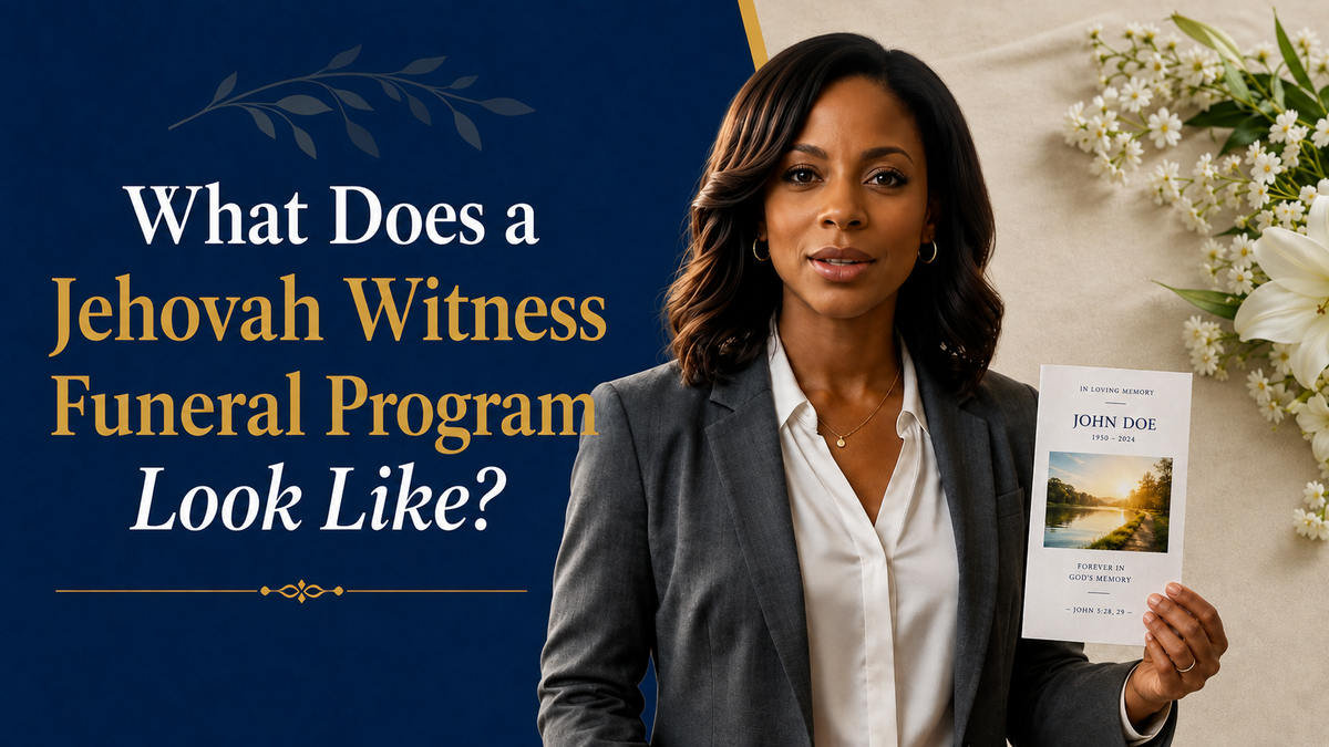 Jehovah’s Witness Funeral Program: Traditions, Design, Etiquette, and Planning