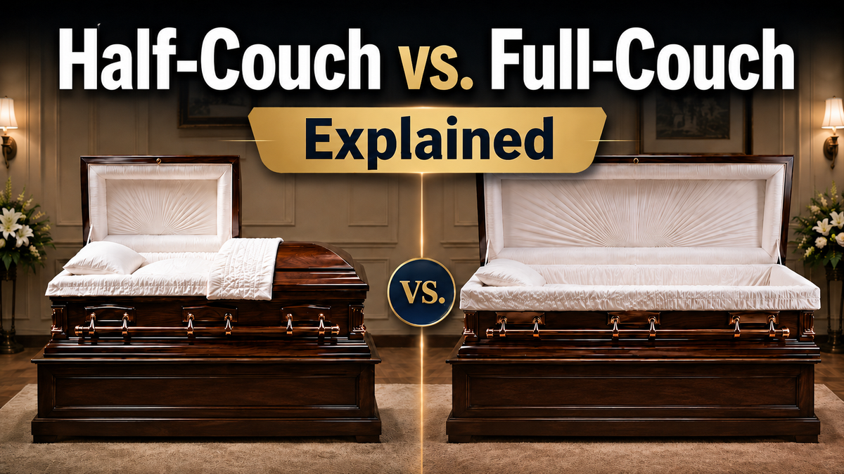 Half or Full Couch Funeral Caskets: A Complete Guide to Making the Right Choice