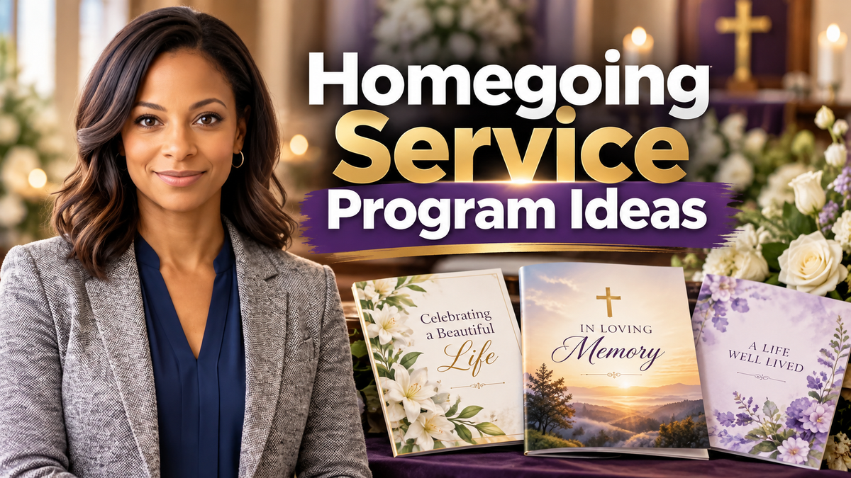 Homegoing Service Program: A Complete Guide to Creating a Lasting Keepsake