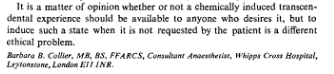 Ketamine and the conscious mind (1972)