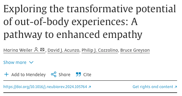 Out of body experience (OBE) in psychedelics