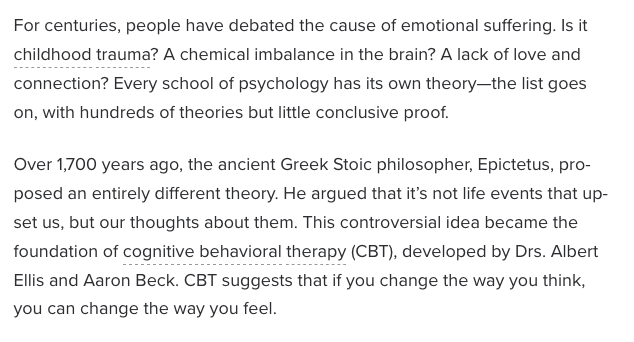 Spotlight: Digital CBT proves changing thoughts quickly reduces negative feelings