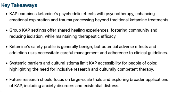Spotlight: Ketamine-Assisted Psychotherapy: An Emerging Treatment for Trauma and Depression ( Espí Forcén et al, 2025)