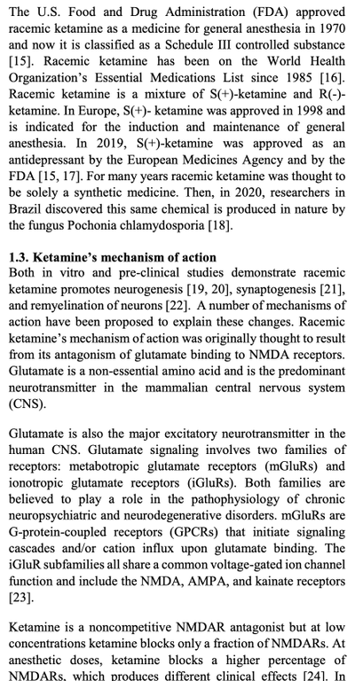 Spotlight: Ketamine: Review and Hypothesis for Potential Use in Spinal Cord Injury (Liester, et al, 2024)