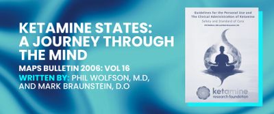 Spotlight: "Ketamine States: A Journey Through the Mind" (Wolfson, et al, 2025)