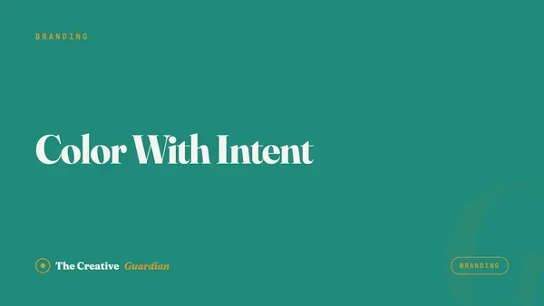 Color With Intent