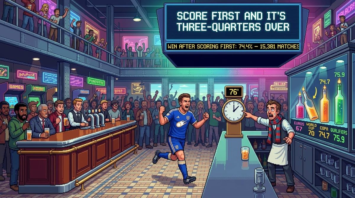 Score First, Win Three-Quarters of the Time. The World Cup Is Where That Breaks.