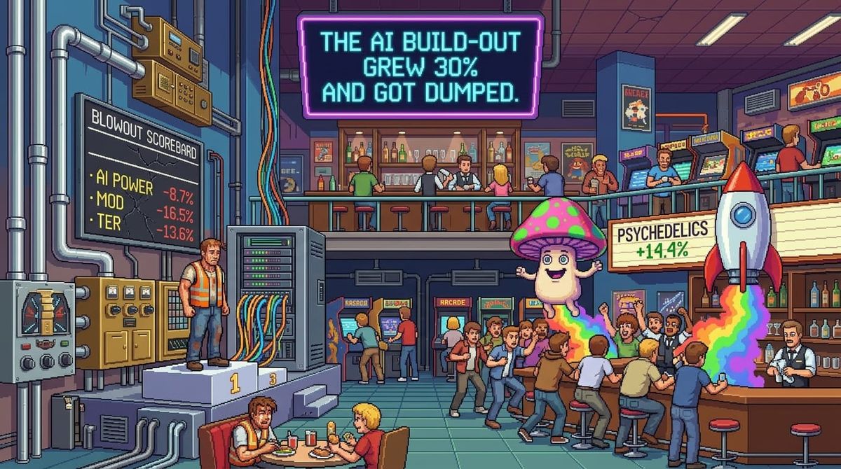 Hype Market: The AI Build-Out Grew 30% and Got Dumped