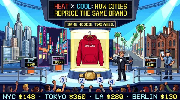 Heat × Cool: How Cities Reprice the Same Brand