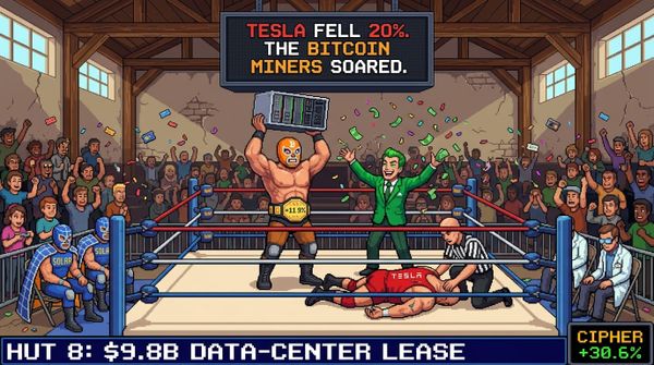 The Hype Market Weekly Recap: Tesla Falls As Bitcoin Miners Soar.