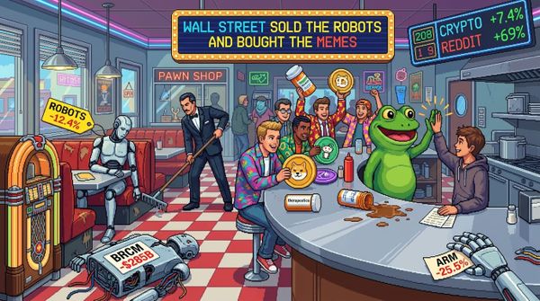 Wall Street Sold the Robots and Bought the Memes
