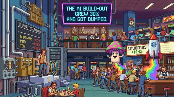 Hype Market: The AI Build-Out Grew 30% and Got Dumped