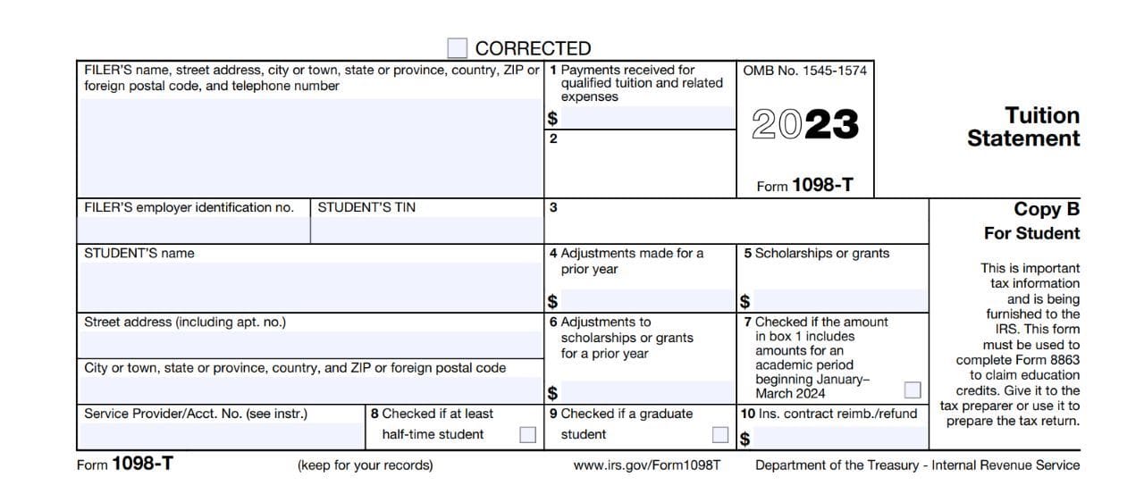 1098-t form