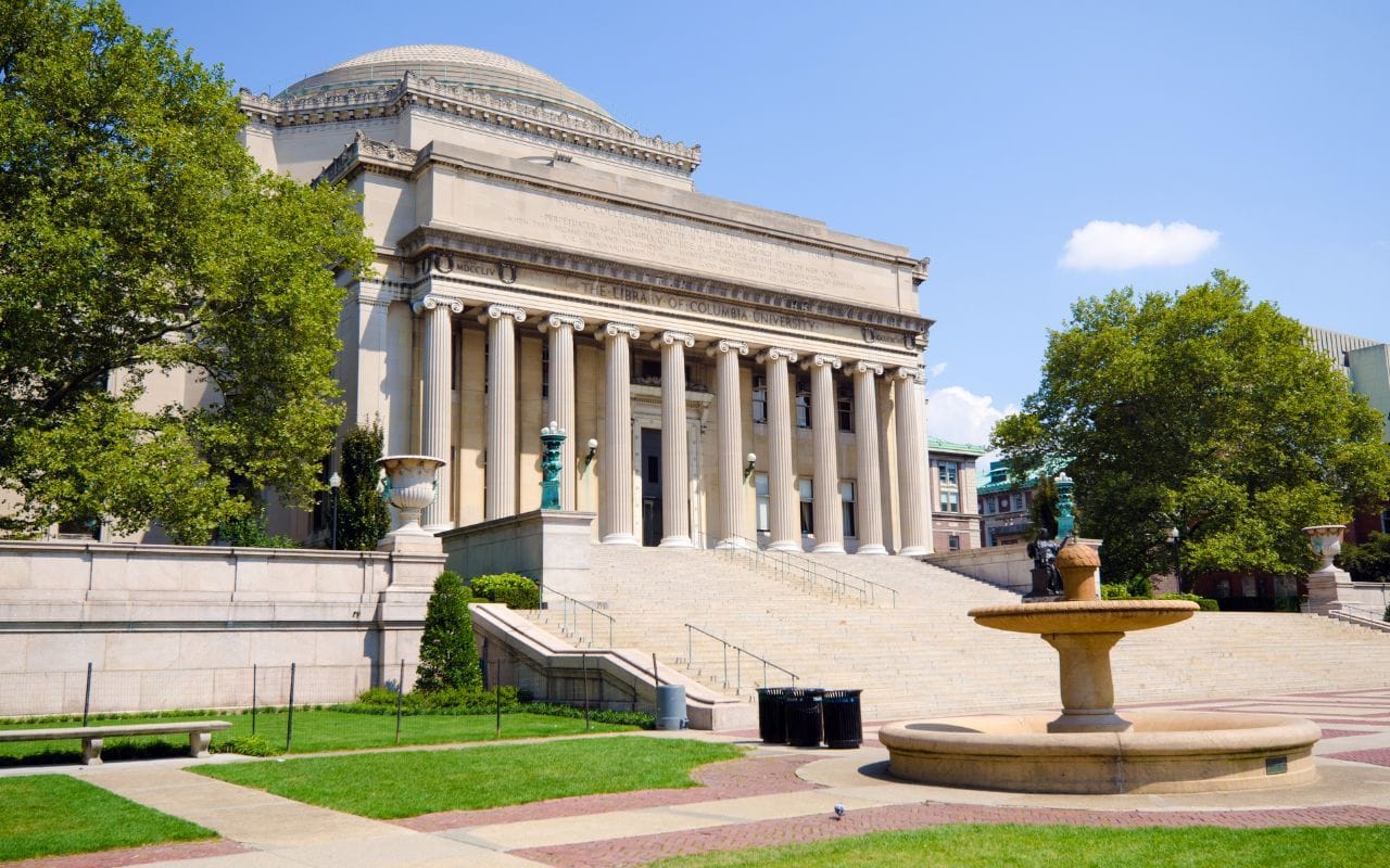 college campus visit columbia university