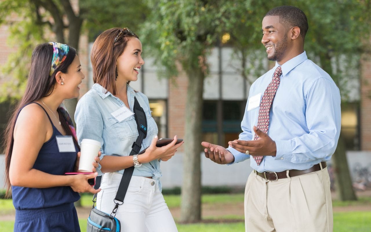 college campus visit