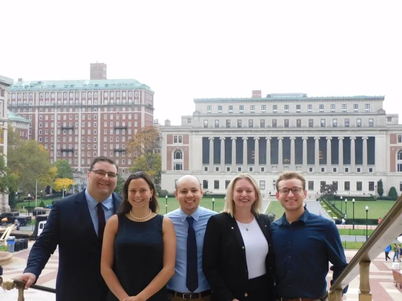 students and family attend parent's welcome week