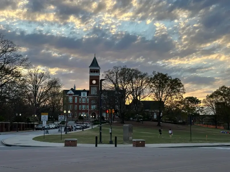 kinesiology program campus at dusk