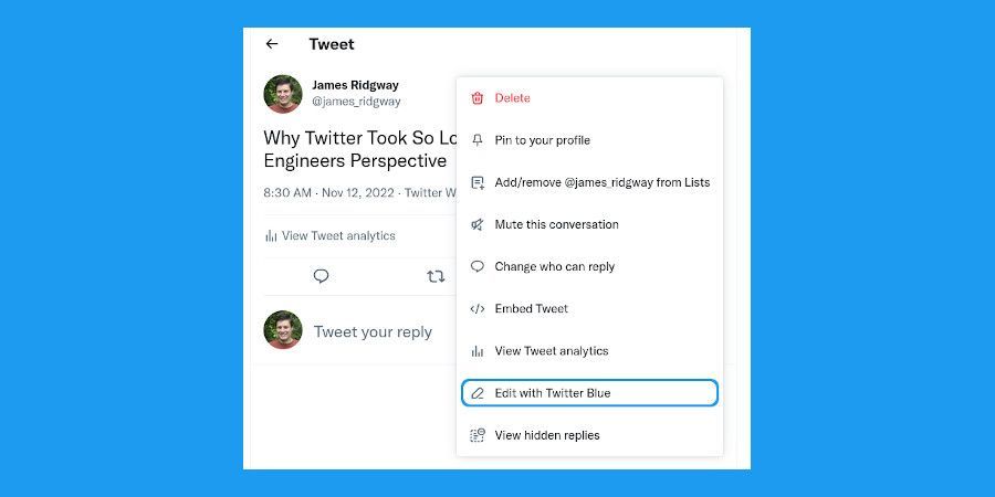 Why Twitter Took So Long To Add The Edit Button - An Engineers Perspective