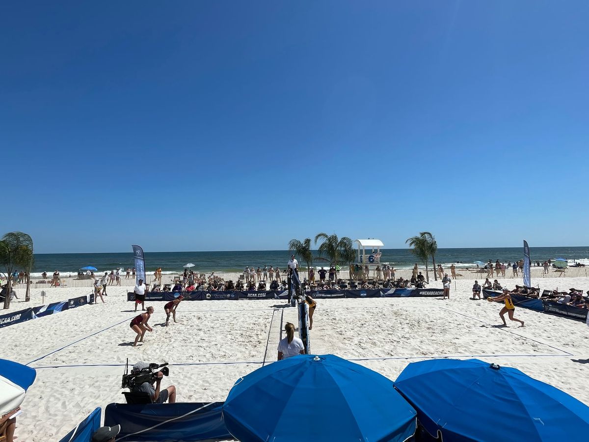 Few scenes in college sports can match the one in Gulf Shores for NCAA beach volleyball.