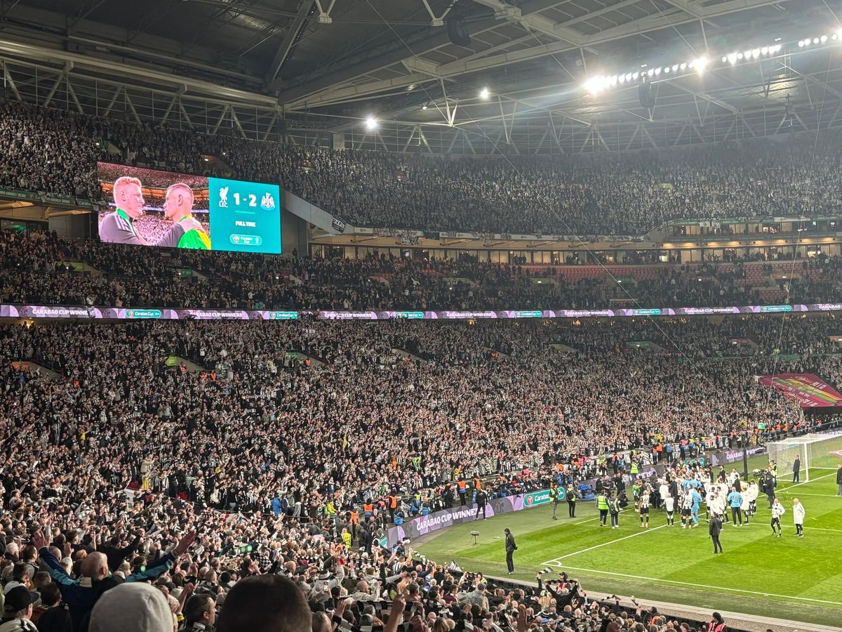 I've been to one Newcastle United game as a fan. The 2025 Carabao Cup final victory against Liverpool turned out to be a good first game for a fan to be in the stands for.