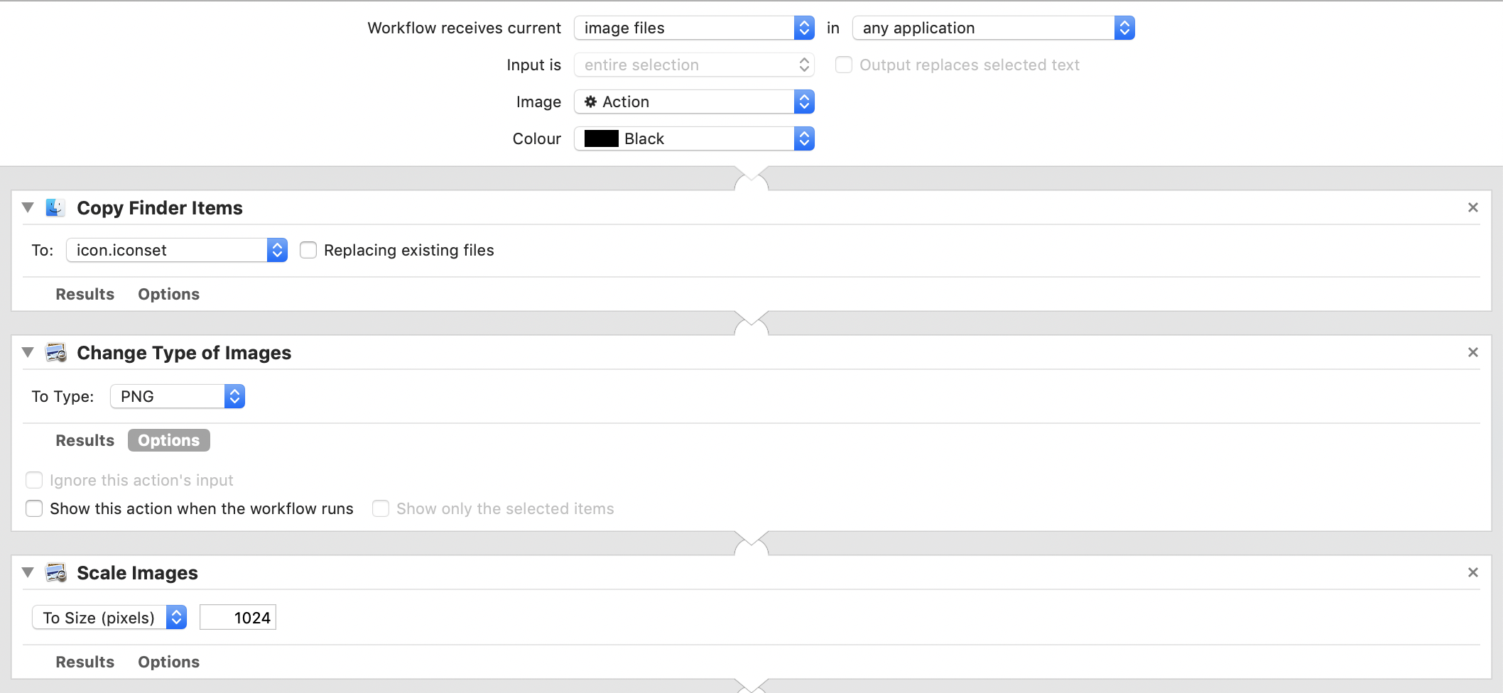 Convert PNG to ICNS on Right-Click Step 3