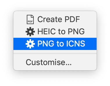 Convert PNG to ICNS on Right-Click Thumbnail