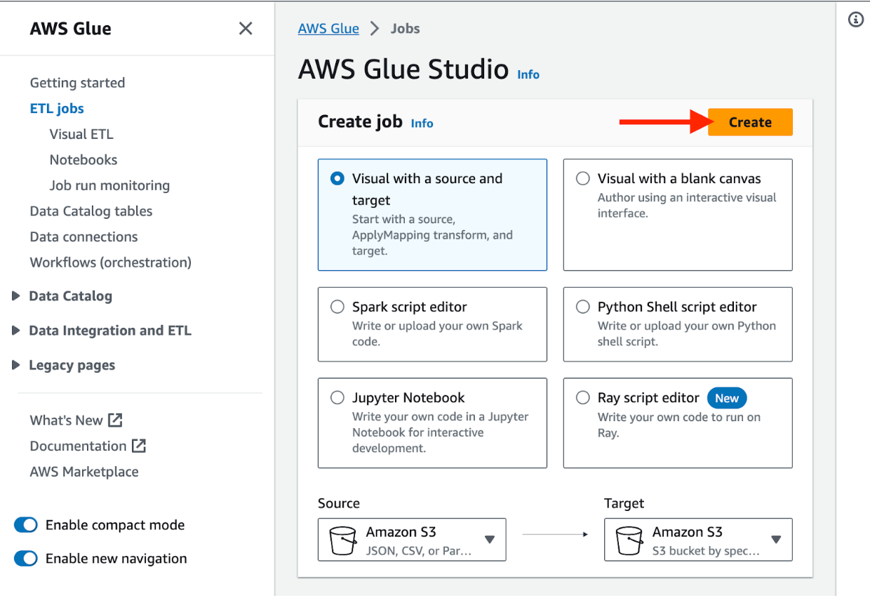 AWS Glue Studio