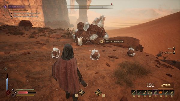 Where to find carbon ore in Dune: Awakening | Sietch Watermaster