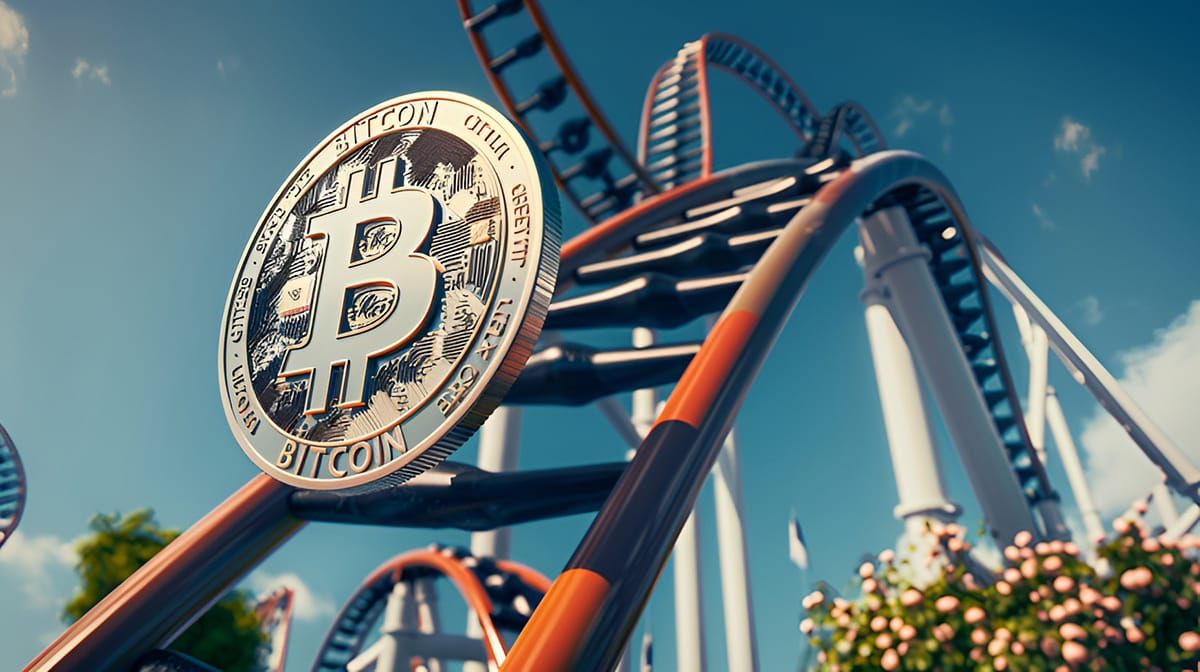 Bitcoin price rollercoaster