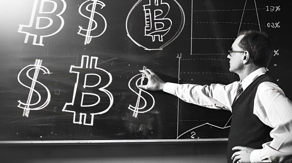 Educator teaching money