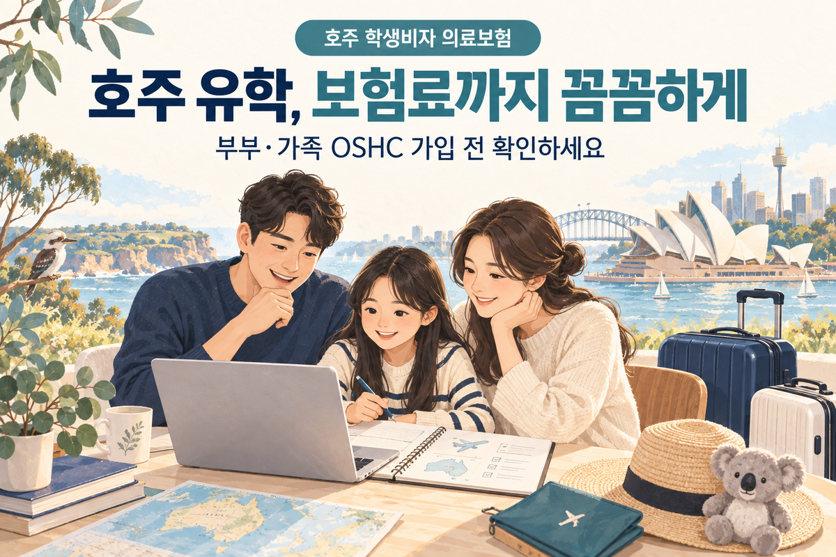 호주 학생비자 의료보험 OSHC, 가입 전 꼭 비교해 보세요.