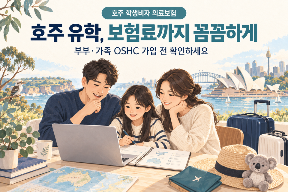 호주 학생비자 의료보험 OSHC, 가입 전 꼭 비교해 보세요.