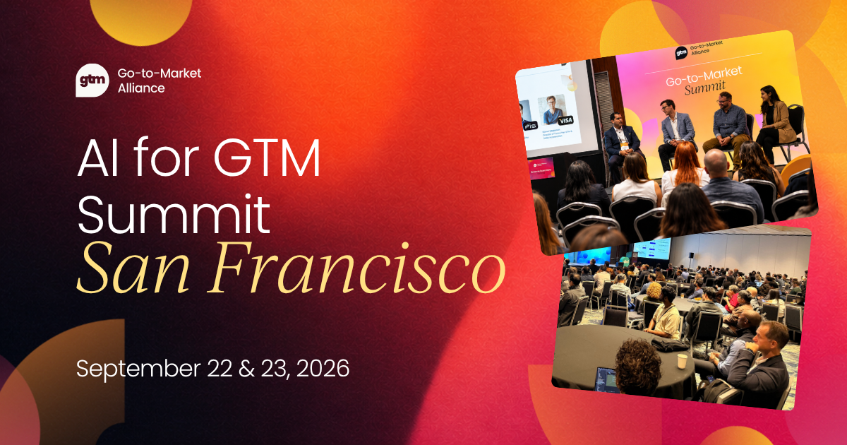 AI for GTM Summit San Franciso, September 22 and 23