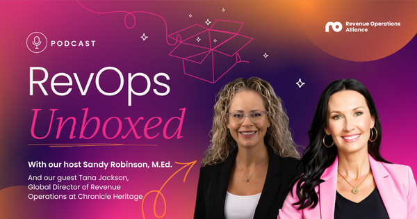 Defining revenue operations and staying agile  with Tana Jackson
