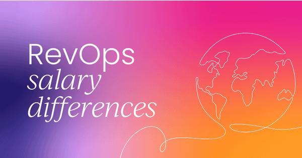 How are RevOps pros paid in different parts of the world?