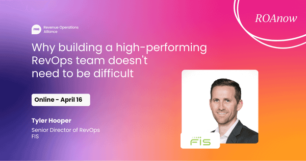 Why building a high-performing RevOps team doesn't need to be difficult