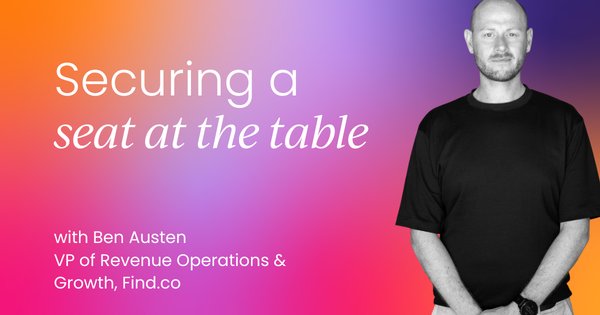 Why your CFO holds the key to  RevOps success